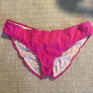 Victoria’s Secret Pink Ruffled Bikini Bottoms